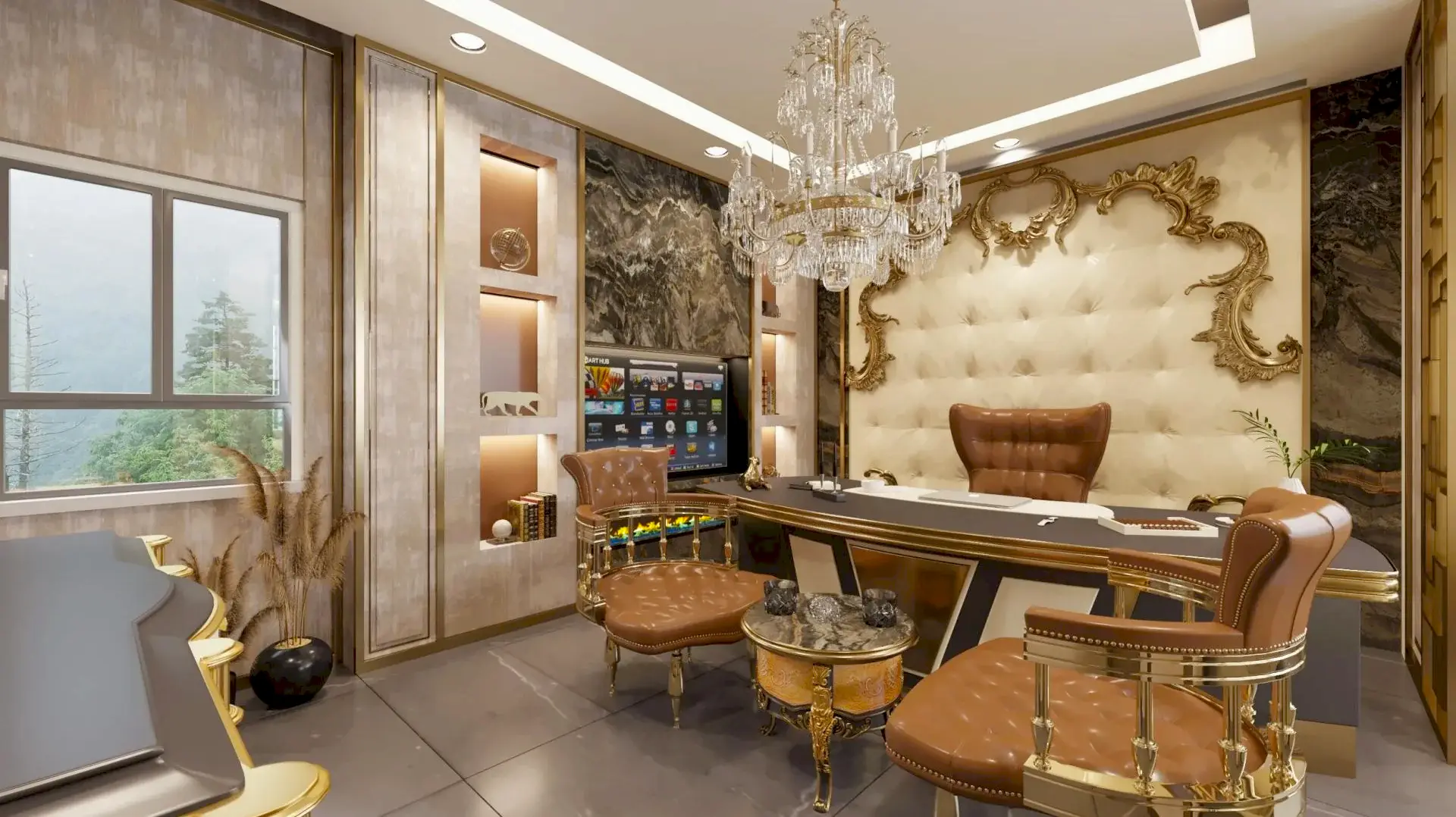 Ofis Dekorasyonu Golden Park Projesi