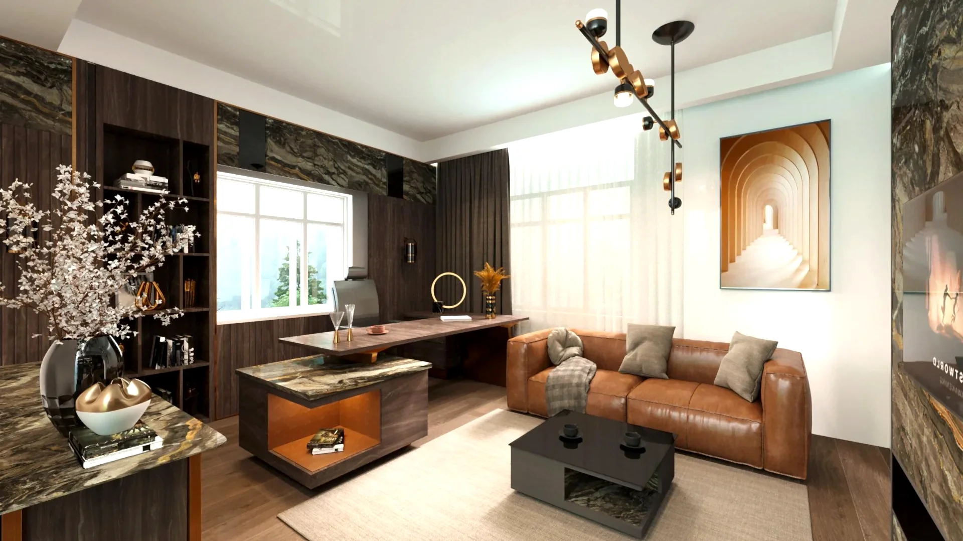 Ofis Dekorasyonu Qatar Projesi